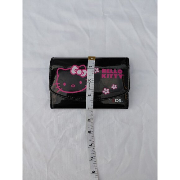 Hello Kitty by Sanrio Nintendo 3DS Carry Case Black & Pink Travel Storage - Picture 8 of 8